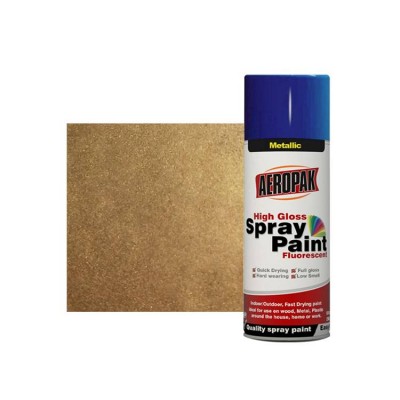 Aeropak 400ml Aerosol Color Metallic Spray Paint With Reach